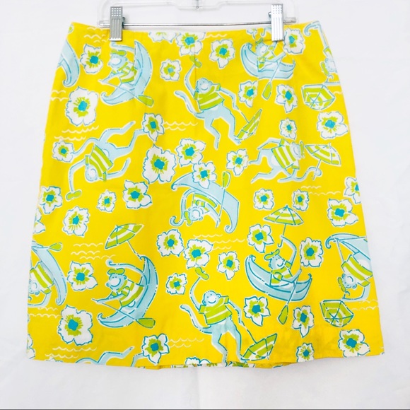 Lilly Pulitzer Dresses & Skirts - Vintage Lilly Pulitzer Monkey Skirt 💕
